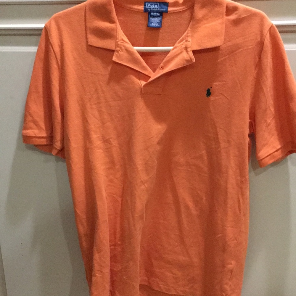 Classic Polo Ralph Lauren polo shirt Orange Boy XL